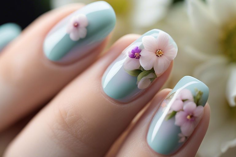 How To Create A Floral Delight On Your Nails